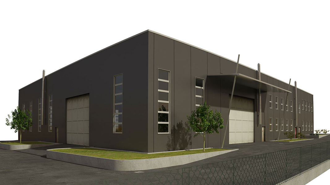 Progetto capannone industriale