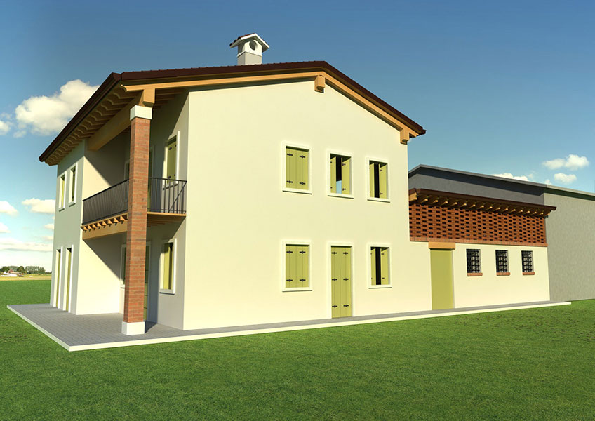 Casa nuova zona agricola