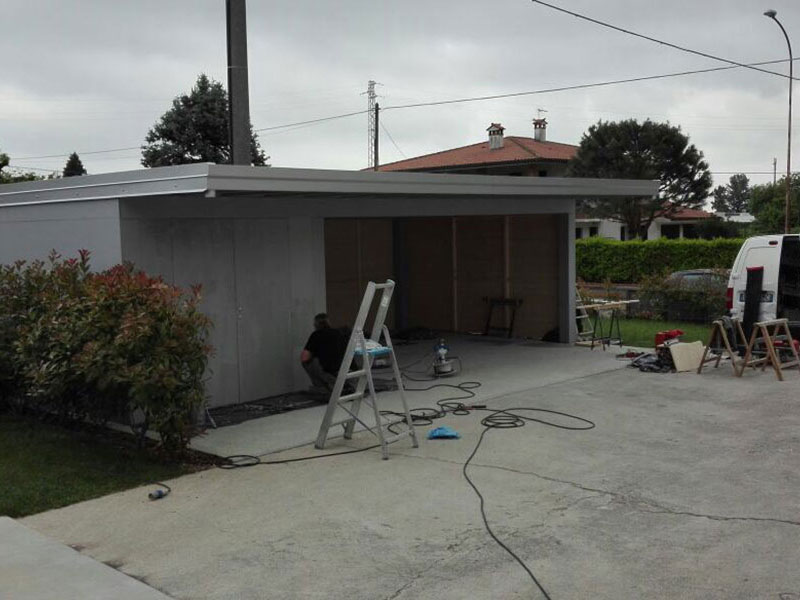 Garage in legno