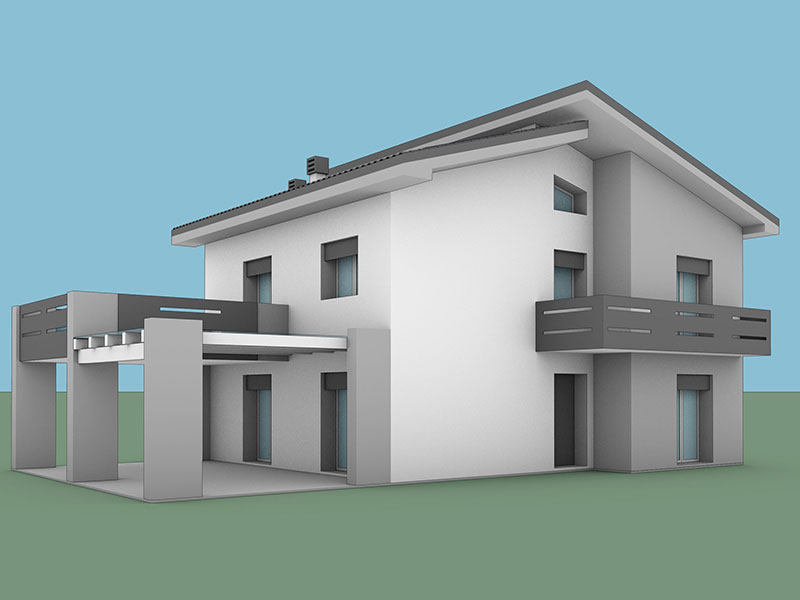 Casa ristrutturata 2 piani anni 60