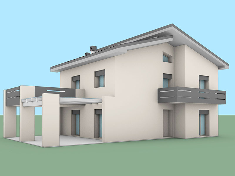 Casa ristrutturata 2 piani anni 60