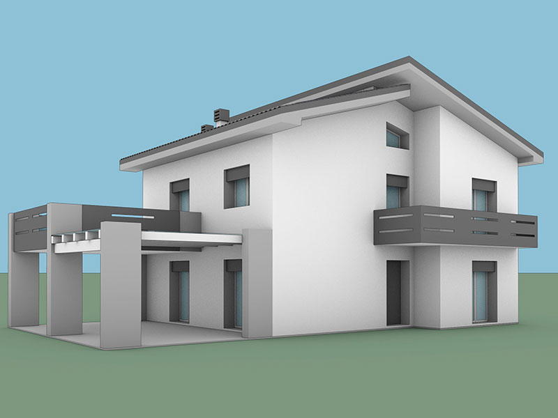 Casa ristrutturata 2 piani anni 60