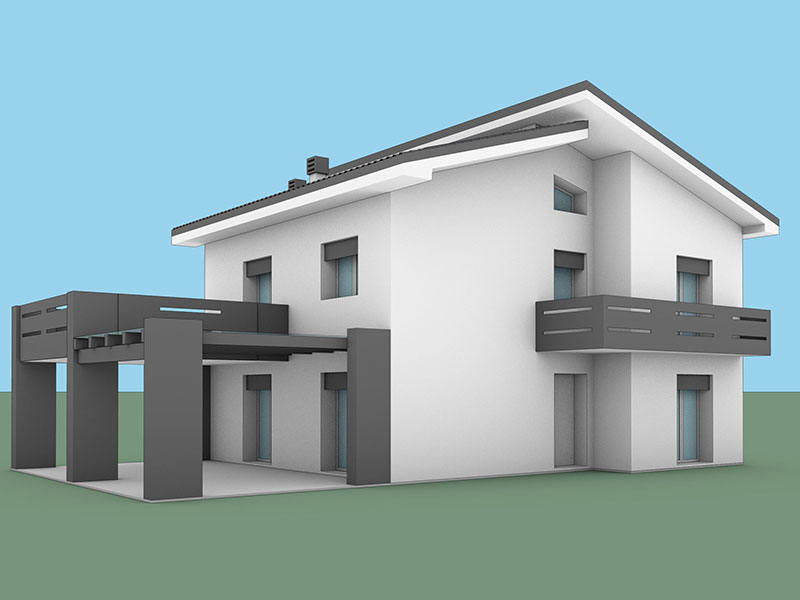 Casa ristrutturata 2 piani anni 60