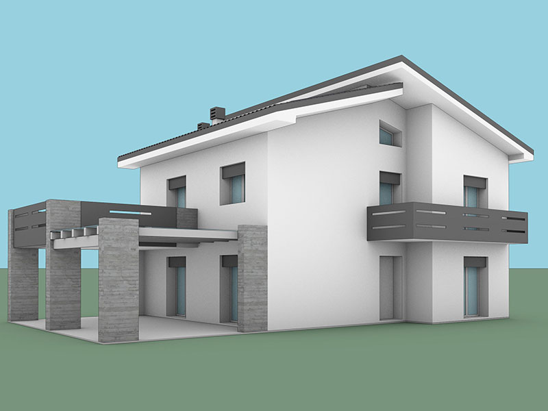 Casa ristrutturata 2 piani anni 60