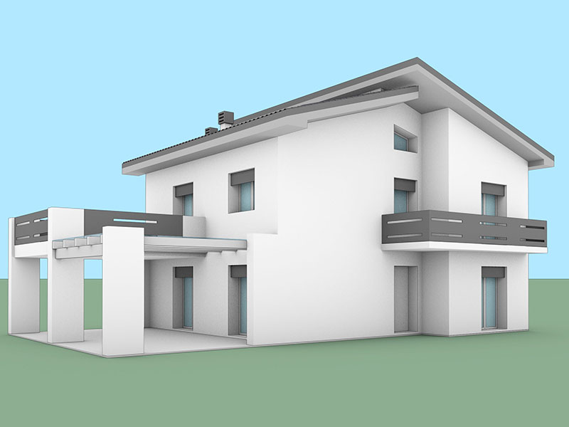 Casa ristrutturata 2 piani anni 60