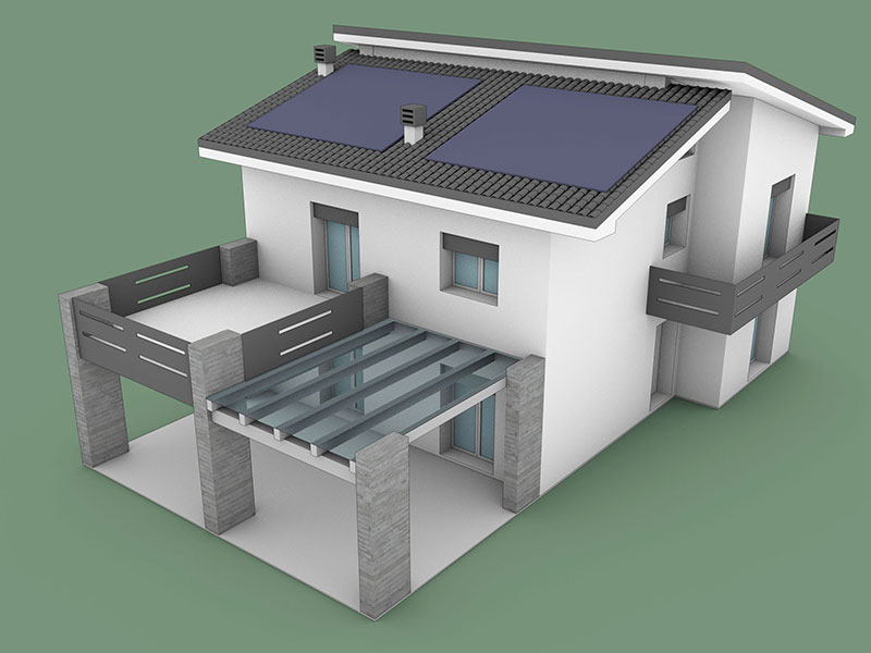 Casa ristrutturata 2 piani anni 60